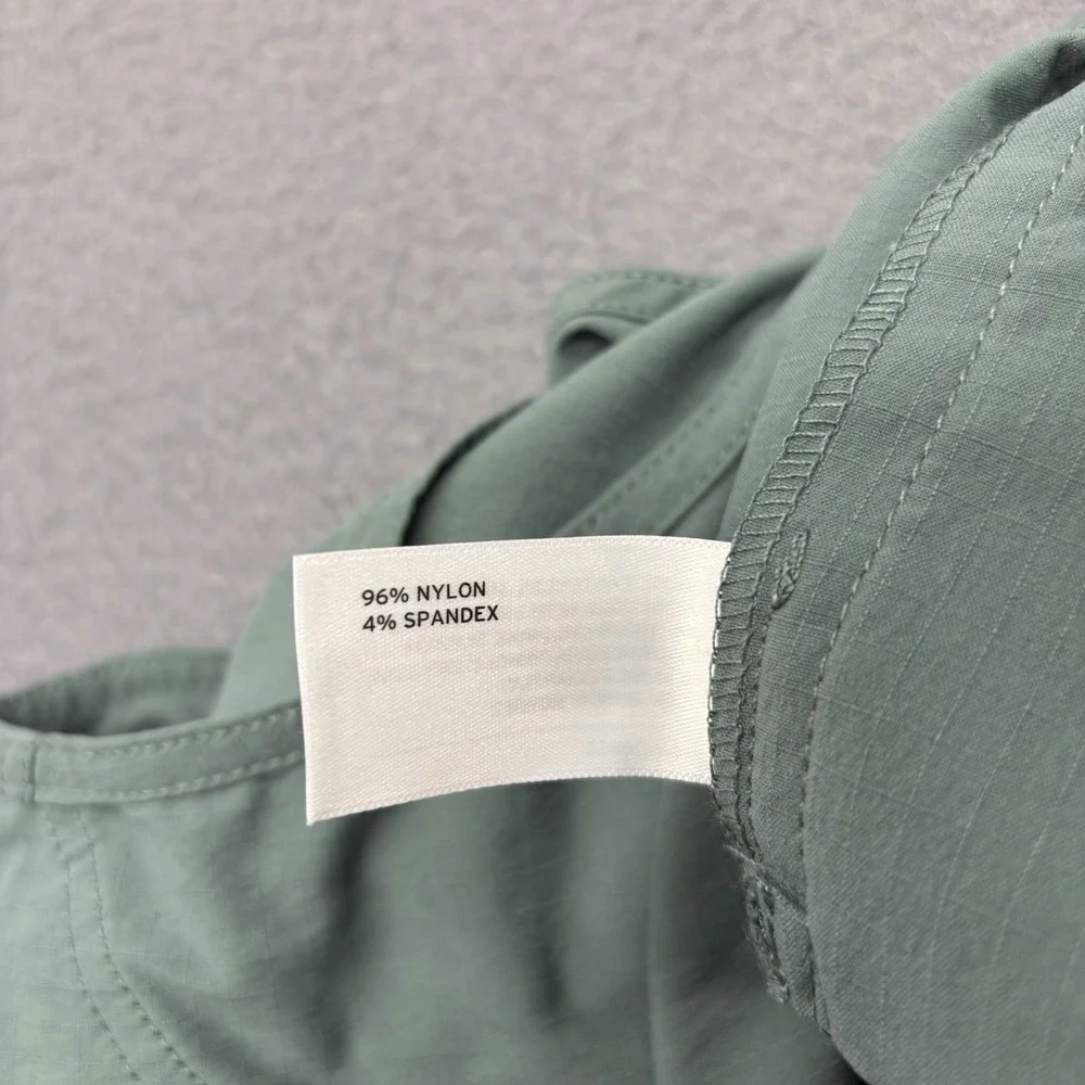 Duluth Trading Bib Overalls Womens S Green Heirloom Gardening Cargo Pockets - Picture 8 of 9